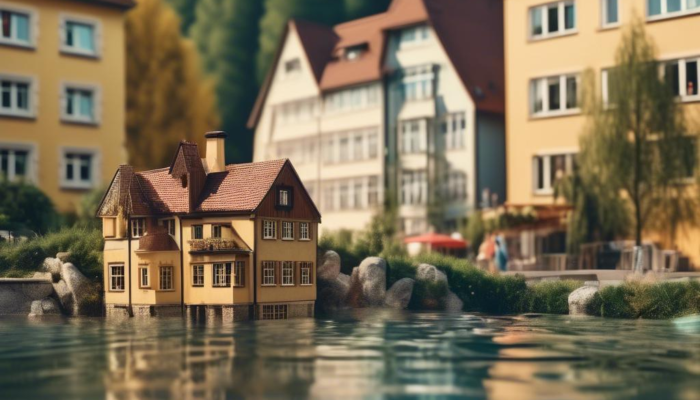 Schwimmende Häuser: Bauen auf dem Wasser