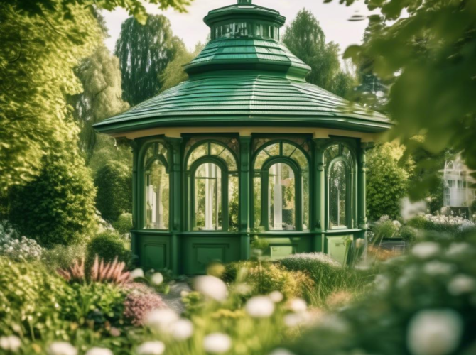 Gartenpavillons gestalten: Rückzugsorte im Grünen